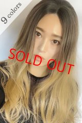 画像: 【SALE】front lace wig☆ジェンダーレスウェーブロング【根元ダークアッシュorオリーブアッシュ×アッシュゴールド】