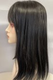 画像17: 【SALE】切りっぱなしストレートセミロング【ブラック】　　 (17)